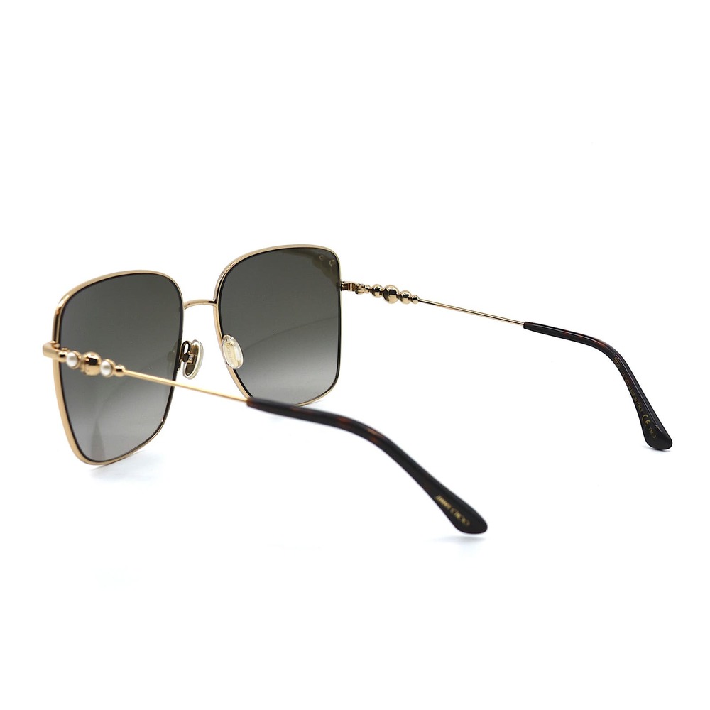 JIMMY CHOO HESTER/S 06J GOLD GREY GRADIENT AUTHENTIC SUNGLASSES - Picture 5 of 13